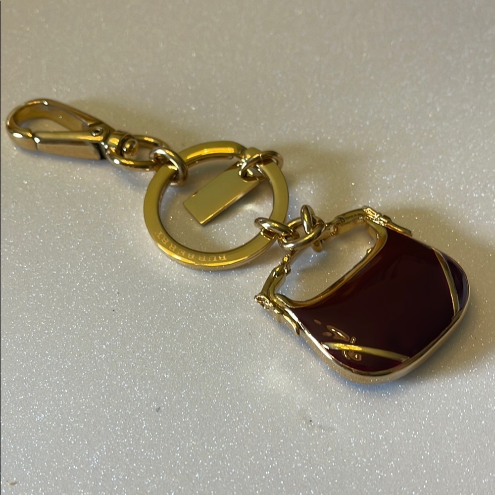 Burberry Gold and Brown Keychain/Bag Clip Accessory - Picture 6 of 7